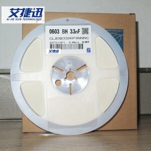 10000 릴 칩 커패시턴스 CL03B332KP3NNNC 0201 3.3nF ± X7R