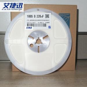10000/릴 CL05B224MO5NNNC 0402 220nF 224M 16V ±20% X7R 칩 커패시턴스