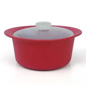 고품질 전자레인지용 전용냄비 800ml 중형 실리콘용기 계란찜냄비 달걀찜 (W6BAB62)