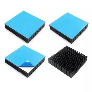 4PCS 50mm 히트싱크 1.97x1.97x0.43 / 50mmx50mmx11mm 알루미늄 쿨러 펠티어 플레이트 모듈 라우터 증폭기