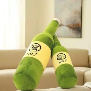 소주인형 긴베개 롱쿠션 술 금주 맥주 인형