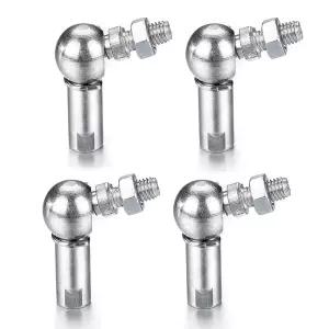 ATOLEE 볼 헤드 조인트 로드 엔드 베어링 스터드 포함 4Pcs CS8 M5 x 0.8L 셰이프 소켓 나사형