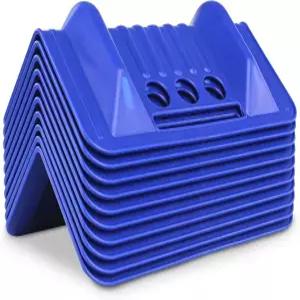 BSupply 플라스틱 엣지 프로텍터 화물 코너 가드 10pk - V자형 플랫베드 적재물 타이 다운 트럭 스트랩