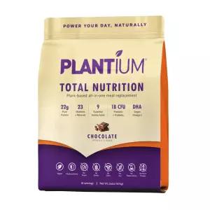 플랜티움 토탈 뉴트리션 프리미엄 올인원 식사 대체 쉐이크 비타민 미네랄 및 프로바이오틱스가 함유된