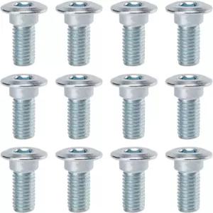 야마하 랩터 700 700R YFZ450R M8 x 1.25 나사 후방 로터 ATV 브레이크 볼트와 호환되는 OTINUBE 12PCS 휠