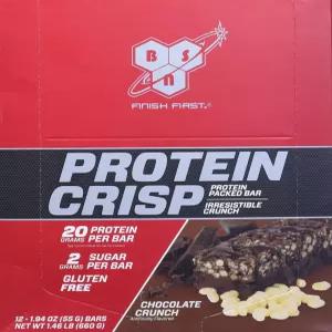 BSN 단백질 바삭 초콜릿 크런치 12바 1.94온스(55g) 각각