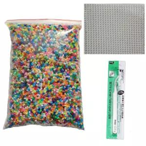 미니 하마 비즈 퓨즈 세트 페그보드 퍼즐 장난감 창의적인 액세서리 포함 2.6mm 1 0000 개