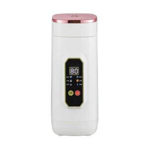 전기 텀블러 가열 여행용 650ml 캠핑 전기포트 충전식 USB 304 백색