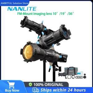 Nanlite FM 마운트 이미징 렌즈 10 ° 19 36 PJ-FMM-10 프로젝션 부착형 조명 액세서리 Forza 60 II FS FC