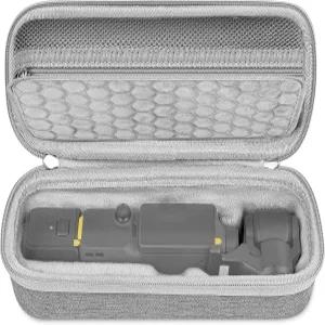 DJI 오스모 포켓 4와 호환되는 지크리아 카메라 케이스 휴대용 하드 쉘 여행 및 충전기용 액세서리 정리함