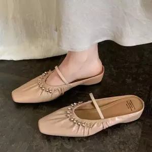 알마센 여친 배낭 가죽 미들 웨지 슈즈 힐 슬리퍼 키높이 ADOR5
