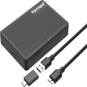 PILCNLA 울트라 슬림 휴대용 외장 하드 드라이브 TB USB30 HDD 스토리지 Xbox One X/S 360 PS4 PC 데스크톱