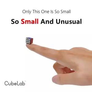 큐브랩 1cm 미니 매직큐브 초소형 3x3 프로페셔널 스피드큐브 퍼즐 블루 핑크 블랙 장난감 용 선물