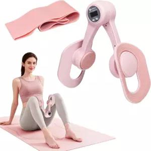 허벅지 트레이너 360 조절 가능한 골반 바닥 운동 장치 자동 카운터 디스플레이 여성용 25-35파운드 저항