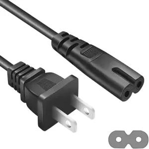 Xbox Series X/S PS5/PS4/PS3 슬림 및 One X/S용 AC 전원 코드 교체 PlayStation 5/4/3 슈퍼 콘솔과