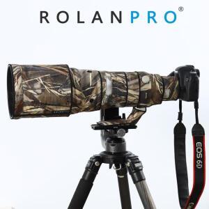 ROLANPRO 렌즈 위장 코트 캐논 호환호환 EF 500mm F/4 L IS II USM 보호 슬리브 총 케이스 500f4 방수