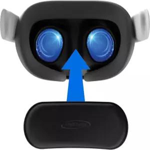 비전 프로 메타 퀘스트 3 2 PSVR HTC 바이브 밸브 인덱스 등을 위한 디지차지 VR 렌즈 커버 패브릭 있는
