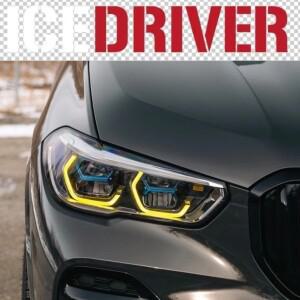 BMW 호환 X5 X6 X5M F95 CSL용 아이스드라이버, 노란색 DRL 다색 LED 보드, F15 F16 G05 G18 G06, 주간 주