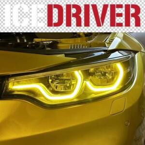 BMW 호환 M3 M4 엔젤 아이즈 DRL RGB 멀티 컬러 LED 보드, 주간 주행 등, RGBW 옐로우 모듈, 앰버 아이스