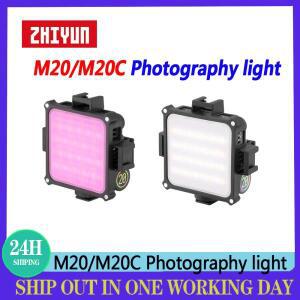 지윤 M20/M20 콤보/M2C/M20C 콤보 2700K-6500K M20C 2500K-10000K 비디오 조명 4500mAh 20W 포켓 사진