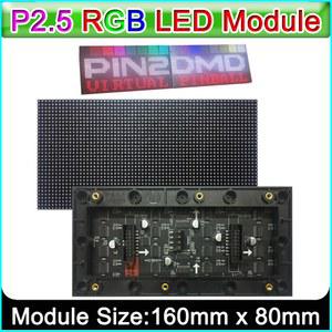 LED기판 실내 풀 컬러 LED 디스플레이 64X32 모듈, SMD 매트릭스, P2 5 X PIN2DMD HUB75 RGB 픽셀 160MM 80MM 호환, 패널