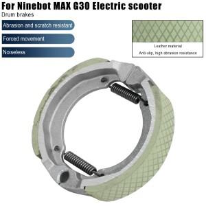 Ninebot MAX G30 스마트 전륜 드럼 브레이크 교체 액세서리 용 전동 스쿠터 프론트 드럼 브레이크 패드 슈