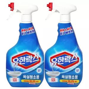 1+1 유한락스 욕실청소용세제 600ml+600ml 세균 찌든때 강력제거