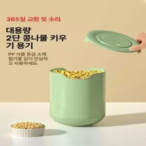 콩나물시루 가정용 기르기 재배기 새싹채소 싱글 씨앗