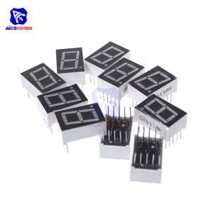 LED기판 DIYMORE 5개묶음 0 56인치 7세그먼트 레드 1비트 공통 LED 양극공통 디스플레이 디지털 튜브 음극