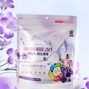 캡슐형 세제 고농축 올인원 빨래용 세탁 세제 드럼용 유연제 세척제 클리너 섬유 유연