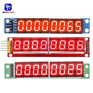 LED기판 DIYMORE MAX7219 ARDUINO 3 3V 직렬 제어 모듈 8 드라이버 LED 세그먼트 튜브 자리 7 디스플레이 5V