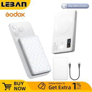 새로운 Godox MA5R 휴대용 조명 1800K-10000K 분위기 사진 셀카, 브이로그, 라이브 방송용 맞춤형 포켓 스