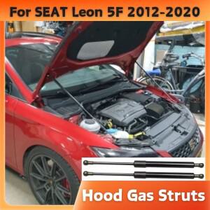 SEAT Leon 5F 2012-2020용 후드 스트럿 프론트 엔진 보닛 가스 스프링 쇼크 업소버 리프트 서포트 2개