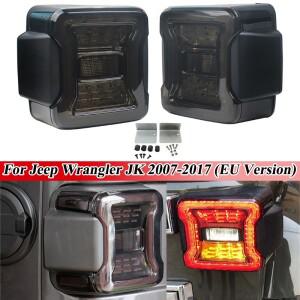 1 쌍의 Led 테일 라이트 어셈블리 후면 역방향 조명 주간 주행등  랭글러 JK 2007-2017 (EU 버전) 용 신호