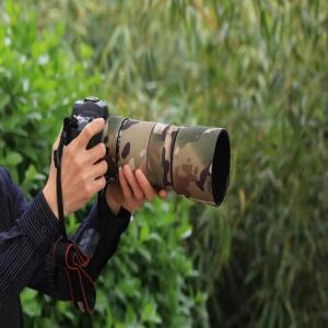 ROLANPRO 렌즈 위장 코트 캐논 호환호환 EF 100-400mm f5.6-8 IS USM 보호 슬리브 커버 총기 케이스