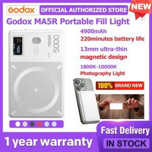 RGB 사진 촬영용 스포트라이트 포켓 사이즈 고독스 MA5R 휴대용 마그네틱 필 라이트 1800K-10000K (휴대폰