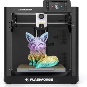플래시포지 어드벤처 5M 3D 프린터 600mm/s 최대 고속 FDM 완전 자동 레벨링 280°C 직접 압출기 빠른 탈착