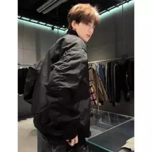 남자 가을 쇼트 스탠드넥 야상 항공 오버핏 코트 재킷 트레이너 아우터 야상사파리 SPO마켓3