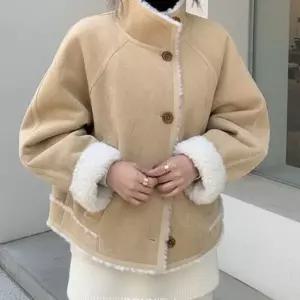 BONNIE J 보니제이 귀여운 여성 무스탕 숏 자켓 반 하이넥 겨울 필수템 3845399