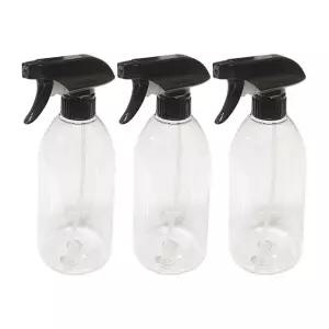 블랙분무기 600ml 투명분무기 3매1세트 가정용분무기 (WE93031)