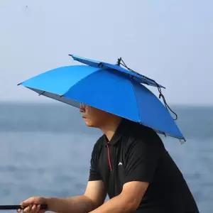 낚시머리우산 촬영모자우산 모자우산 머리우산 거꾸로우산 (W643AB6)