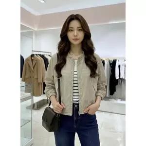 [롯데백화점]SOUP 셔링 홑겹 짚업 점퍼  SC4UJ90K