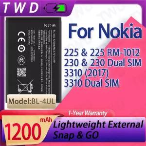 BL-4UL BL4UL 대용량 배터리 Nokia 225/225 RM-1012/ 230/ 230 듀얼