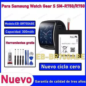 삼성 호환 기어 S/SM-R750 스마트 워치 배터리 도구용 100% 새 제로 사이클 EB-BR750ABE
