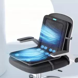 선풍기 방석  냉풍 시트 사무실 차량 시원한  통풍 usb 게이밍 사무실 쿨링 자동차