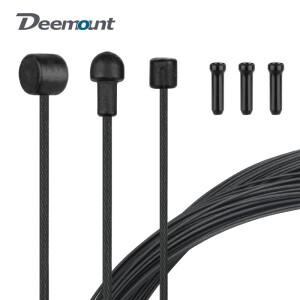 자전거 PTFE 코팅 스테인레스 스틸 브레이크 라인 MTB 도로 탄소강 와이어 캡 포함 범용 시프트 DIY 키트