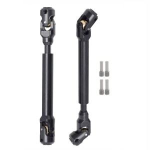 AMOGOT 2Pcs 내부 스플라인 RC 구동축 112-170mm, 1/10 축 SCX10 Trx4 SCX10II 90046 레이스 D90 TF2 레드캣 Gen7 GEN8 크롤러, 스틸 메탈 유니버설 조인트