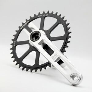 EVOSID 초경량 로드 바이크 크랭크 싱글 체인링 그래블 일체형 160/165/170MM CNC 접이식 자전거 8-12s