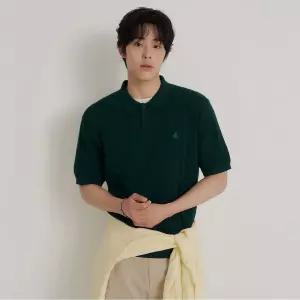 매장정품 BEANPOLE 빈폴 [빈폴] 미니 케이블 칼라넥 니트 그린 (BC6451C44M) 1637435
