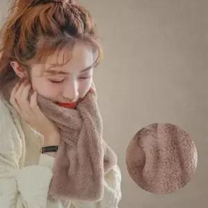 여성 겨울 포근한 퍼 목도리 보들보들한 방한 넥워머 스카프 데일리 아이템 털목도리